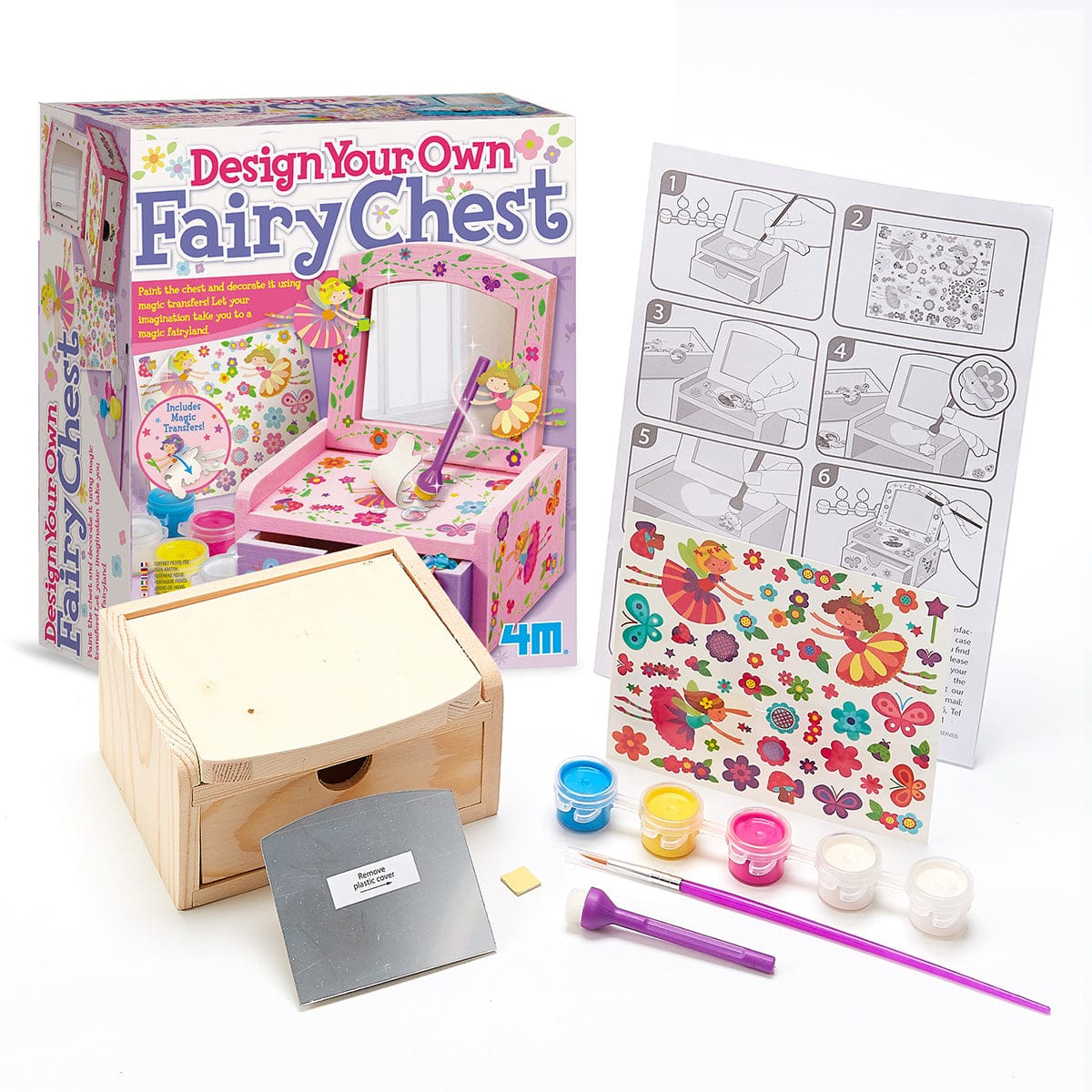 4M Toys Design Your Own Fairy Chest