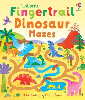 Harper Collins Toys Fingertrail Dinosaur Mazes