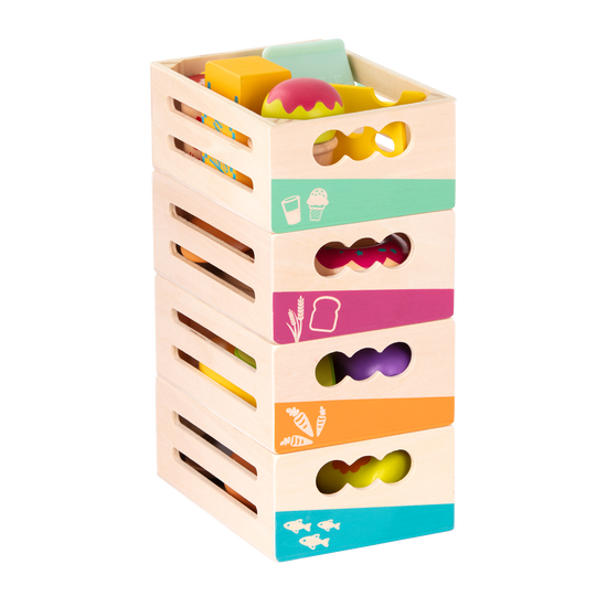B.Wooden Little Foodie 24pc