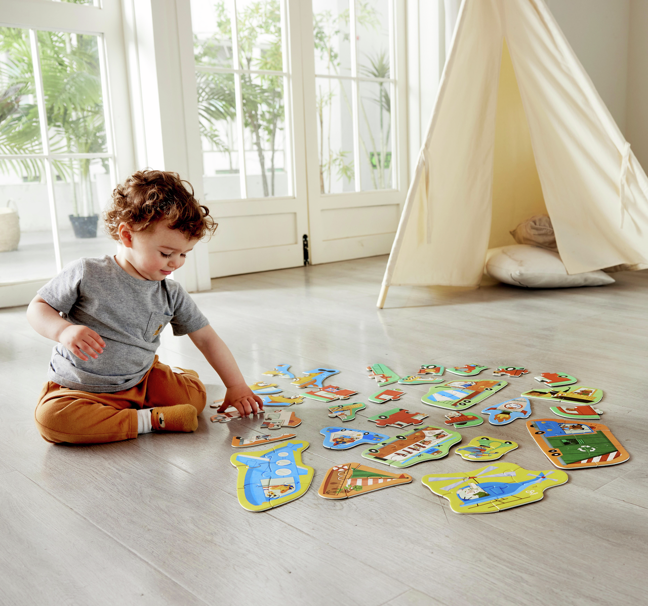 Hape Wheels & Wonder Puzzle