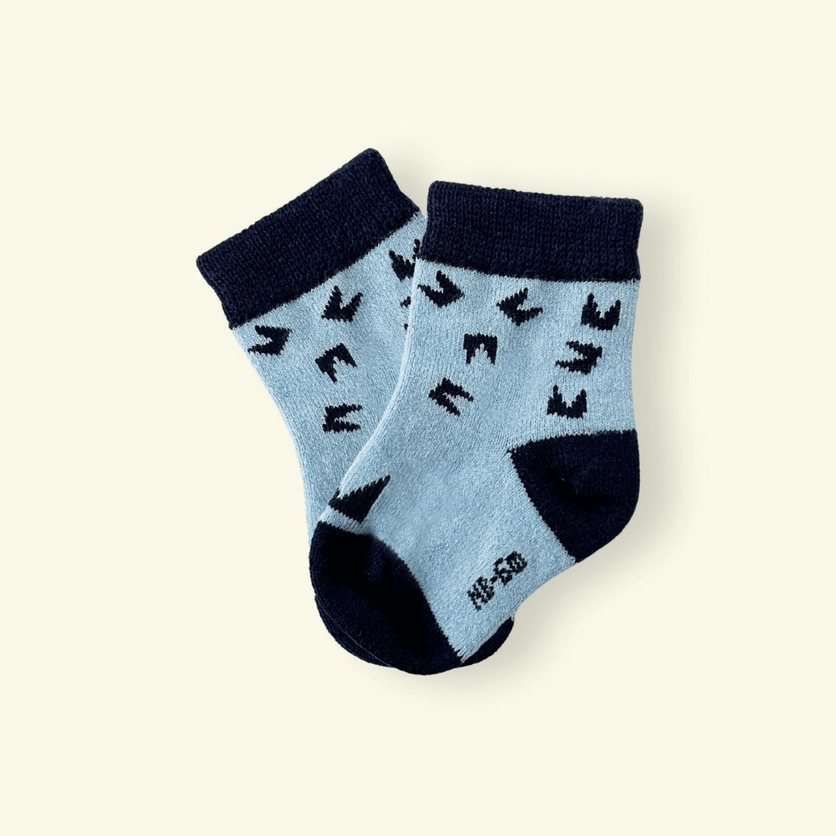 Mosey Merino Baby Socks- Night