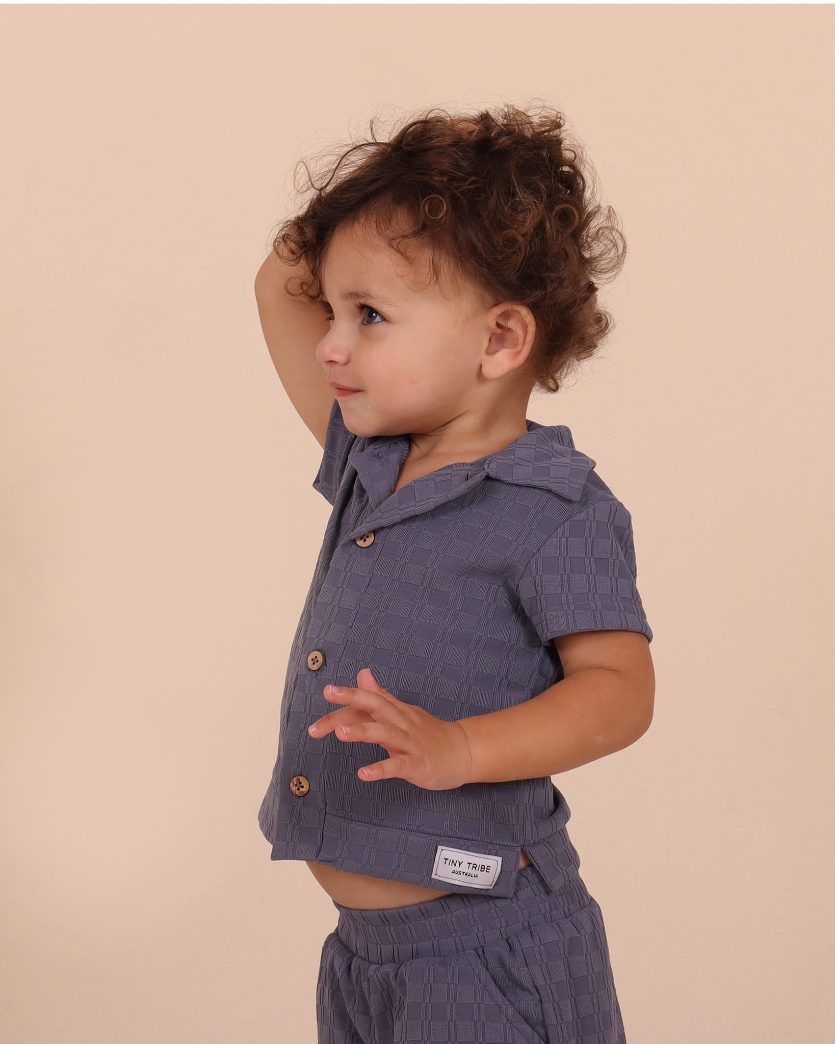 Blue Collared Button Shirt
