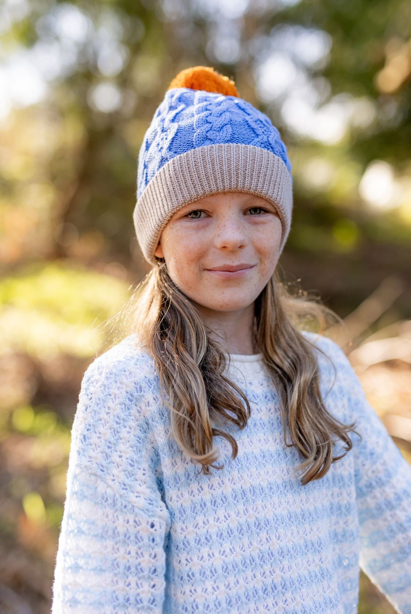 Acorn Kids Accessories Hats August Merino Beanie Light Blue