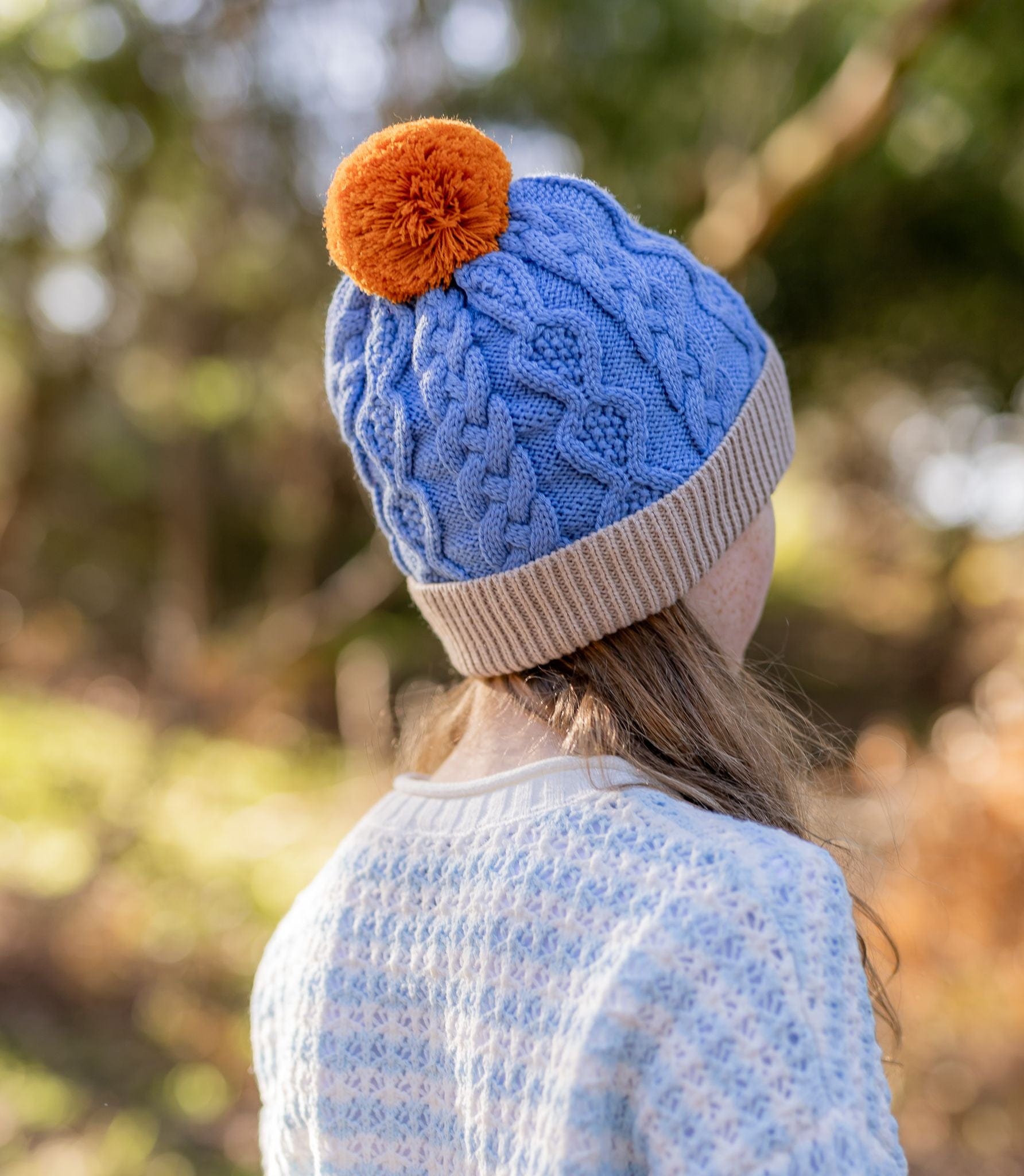 Acorn Kids Accessories Hats August Merino Beanie Light Blue