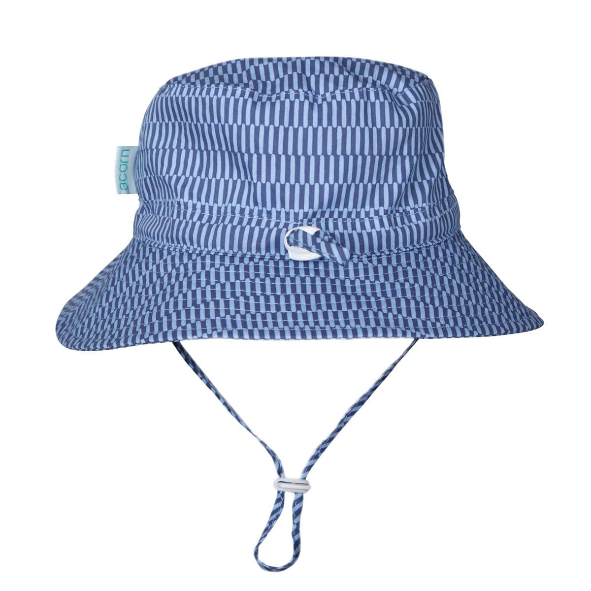 Acorn Kids Accessories Hats Blue Horizon Wide Brim Bucket Hat