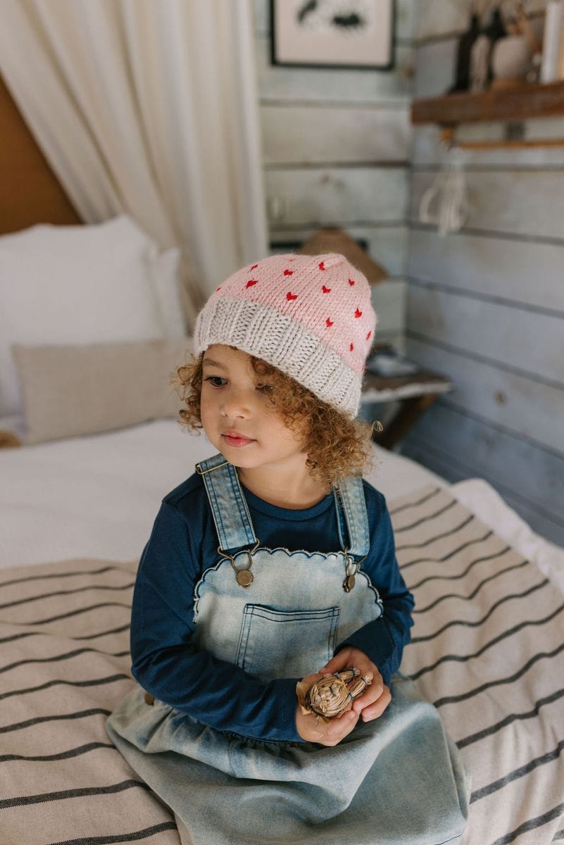 Acorn Kids Accessories Hats Cherry Beanie - Pink
