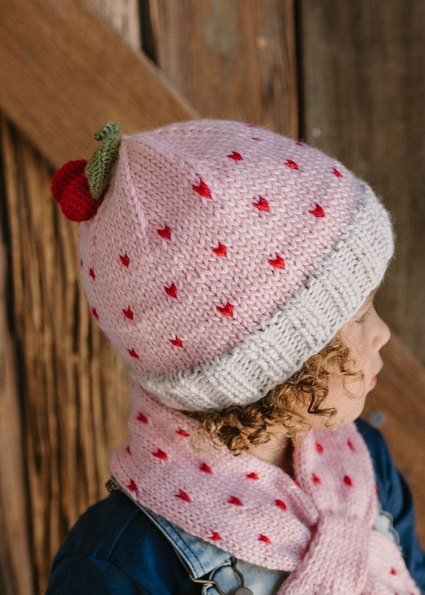Acorn Kids Accessories Hats Cherry Beanie - Pink