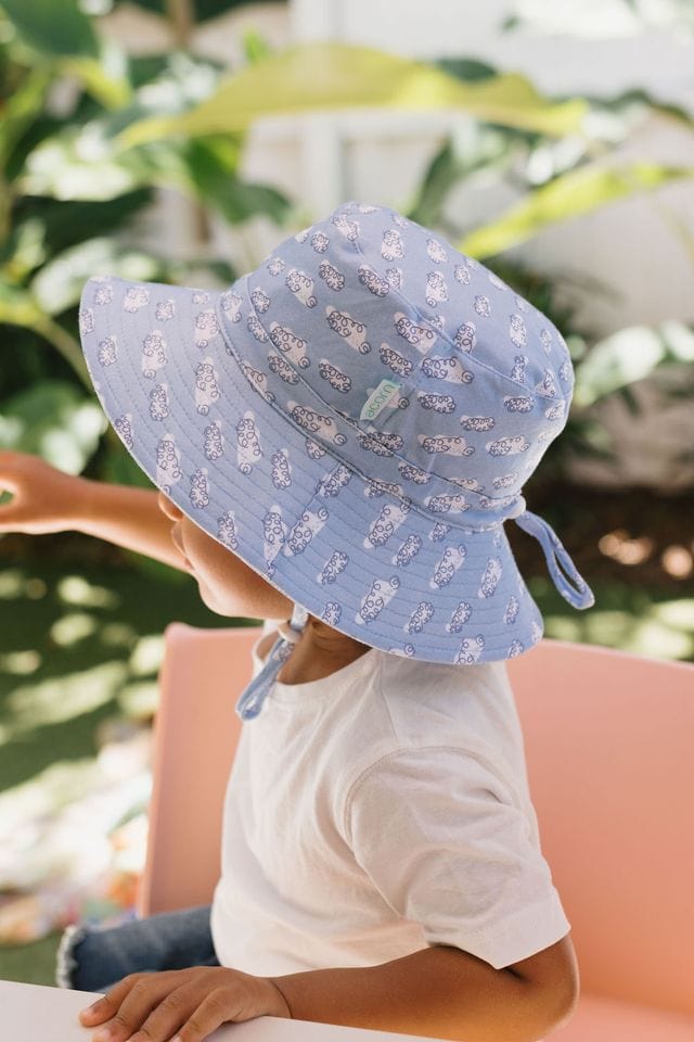 Acorn Kids Accessories Hats Clouds Stretch Cotton Wide Brim Sunhat