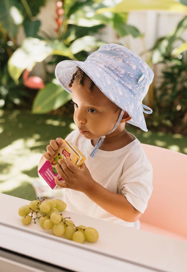 Acorn Kids Accessories Hats Clouds Stretch Cotton Wide Brim Sunhat