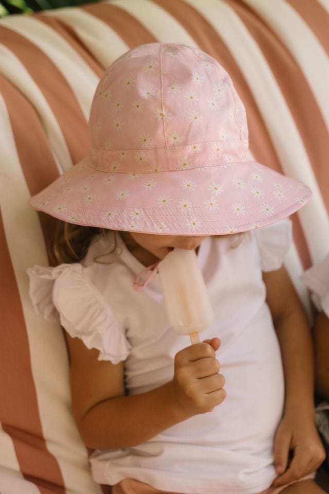 Acorn Kids Accessories Hats Daisy Fields Wide Brim Sunhat
