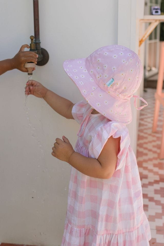 Acorn Kids Accessories Hats Daisy Fields Wide Brim Sunhat