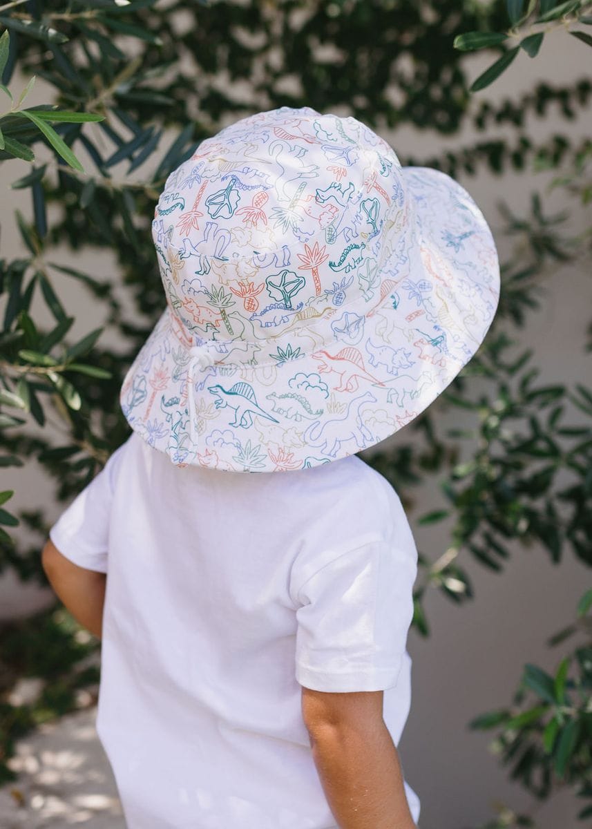 Acorn Kids Accessories Hats Dino Soft Jersey Bucket Hat