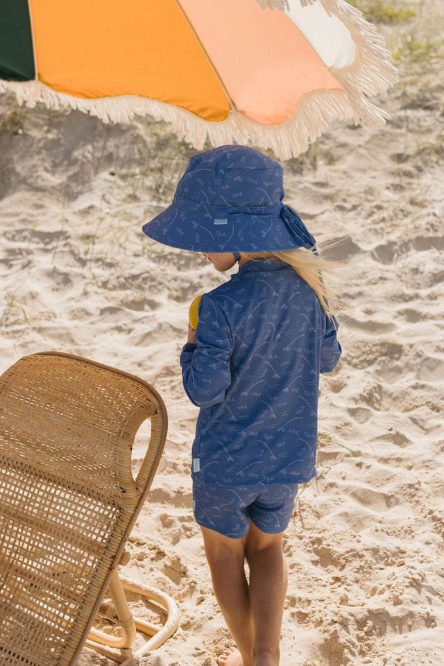 Acorn Kids Accessories Hats Gone Fishing Wide Brim Swim Bucket Hat