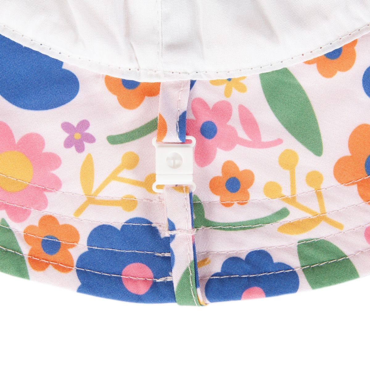 Colorful Petal Pop wide brim sunhat by Acorn Kids, lightweight accessory hat with floral petal design for sun protection.