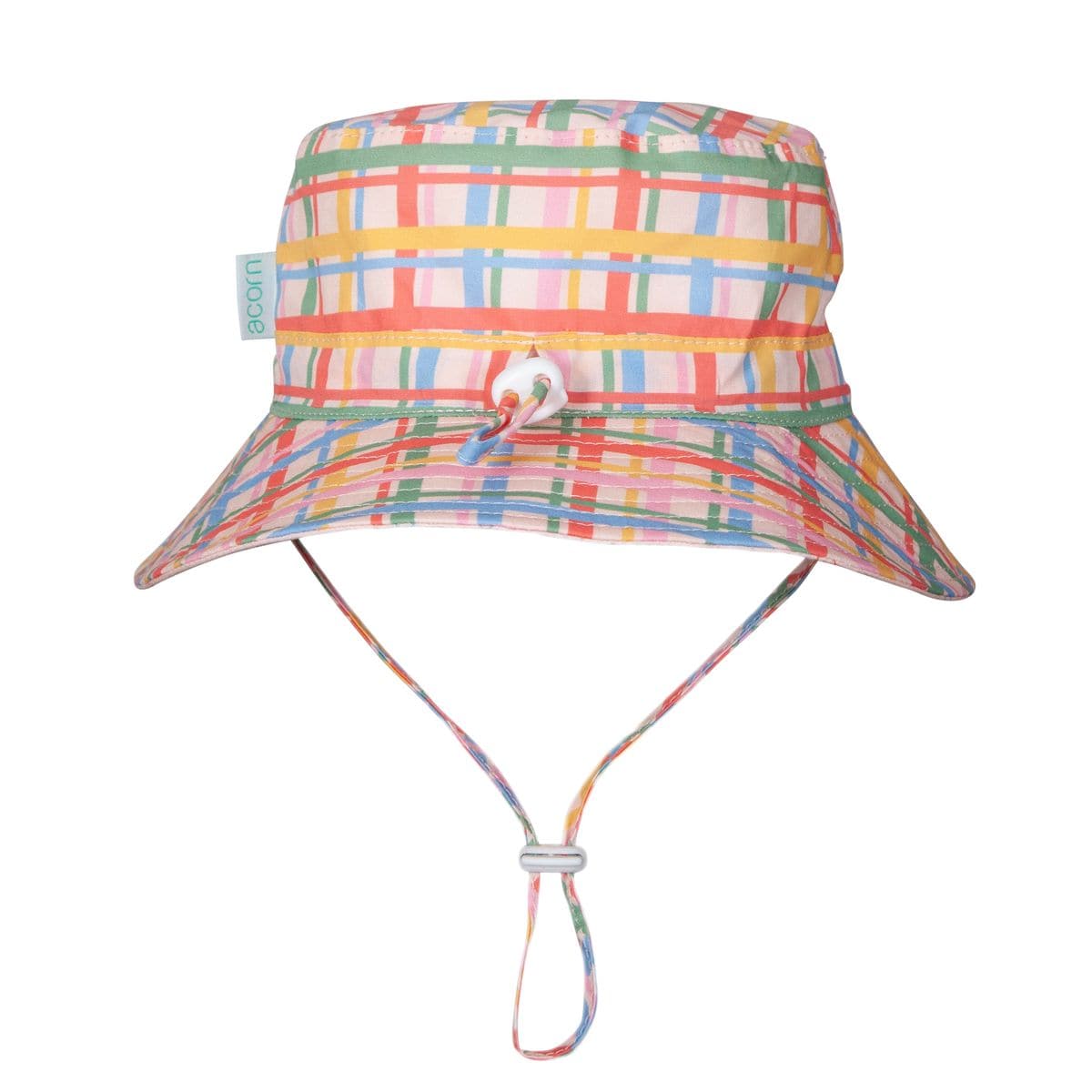 Acorn Kids Accessories Hats Pink Picnic Wide Brim Bucket Hat