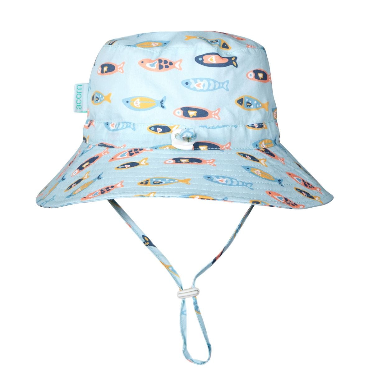 Acorn Kids Accessories Hats Rainbow Fish Wide Brim Bucket Hat