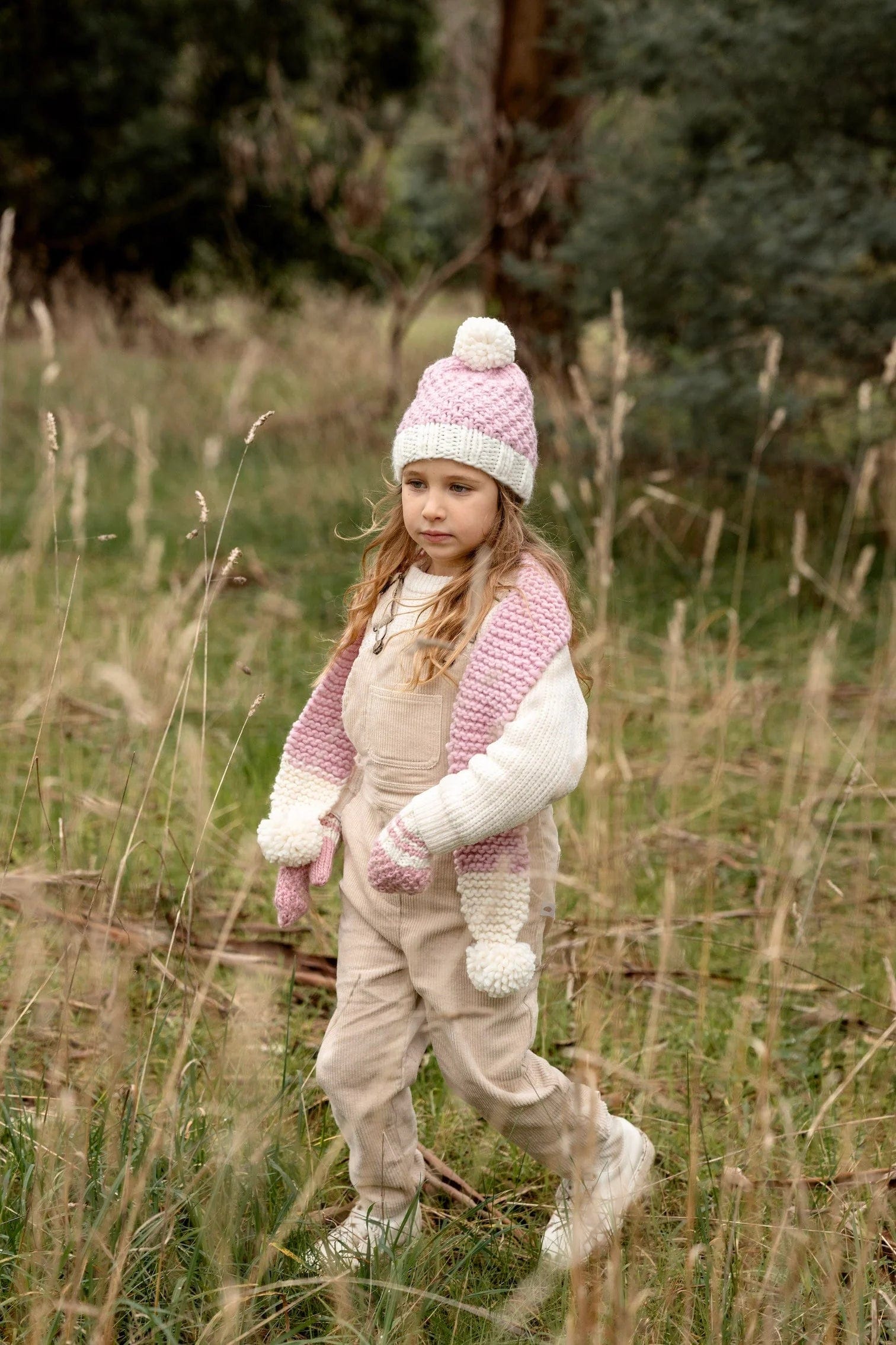 Acorn Kids Accessories Hats Ripples Beanie Pink