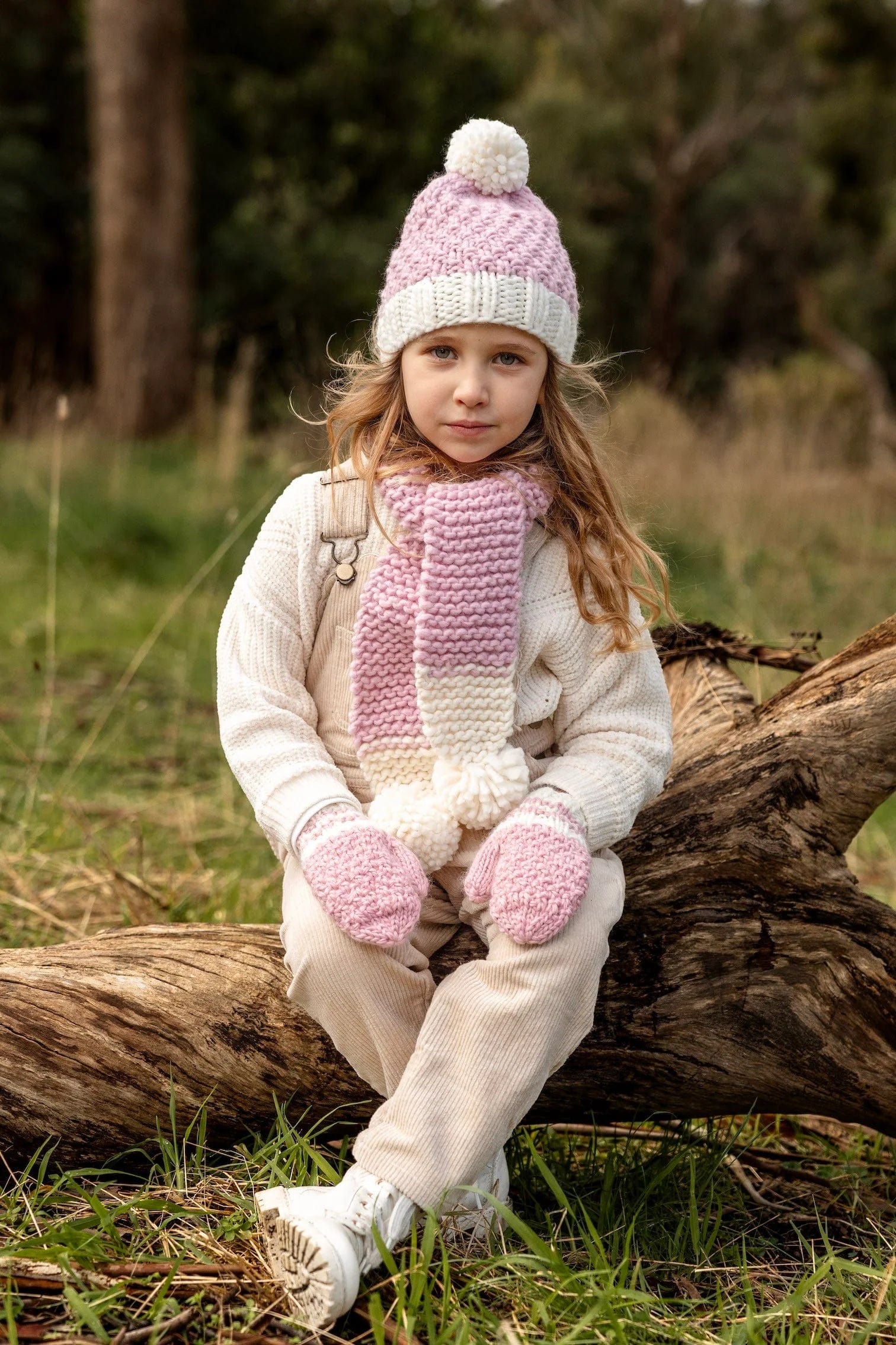 Acorn Kids Accessories Hats Ripples Beanie Pink