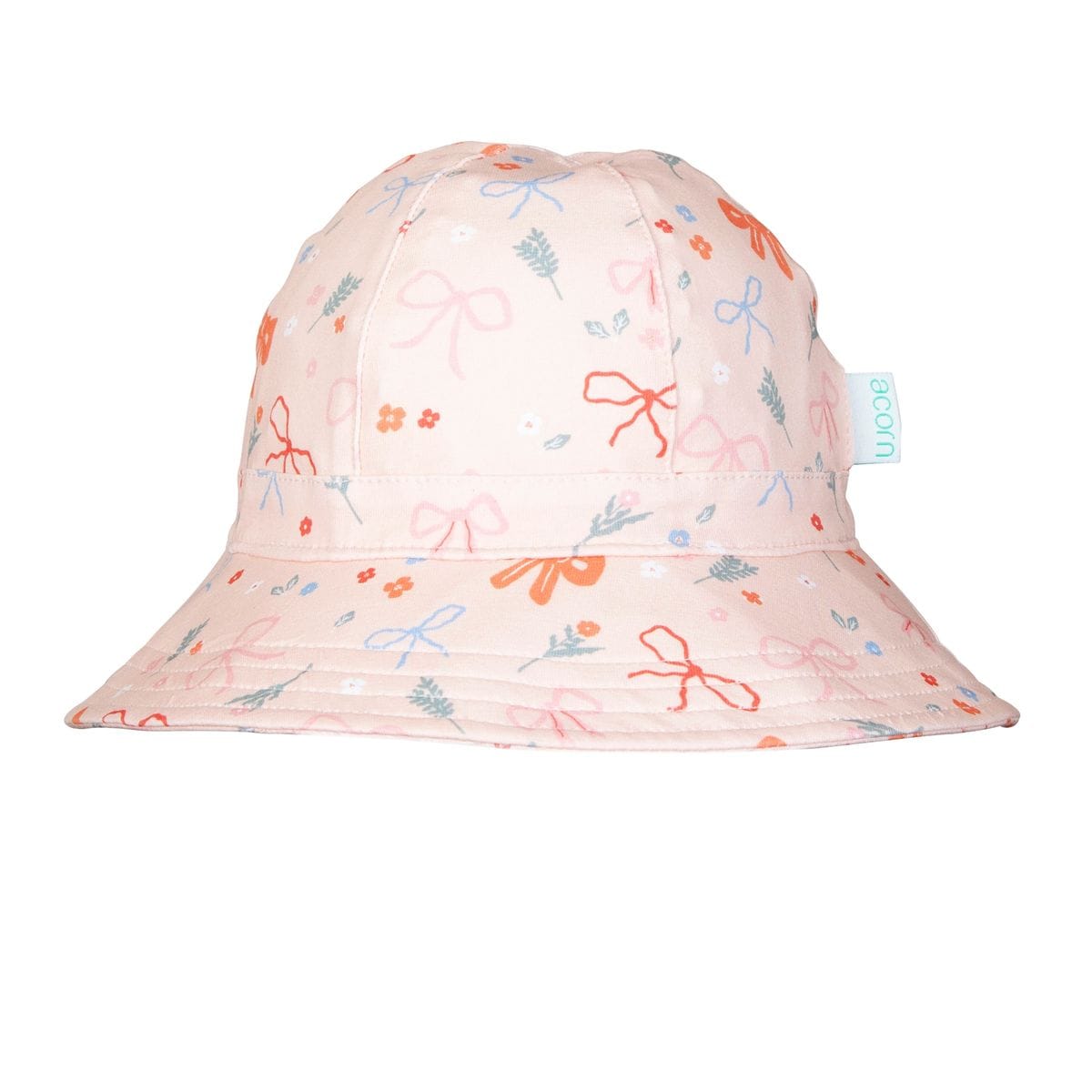 Acorn Kids Accessories Hats S (9-18M) Little Bows Soft Jersey Sunhat