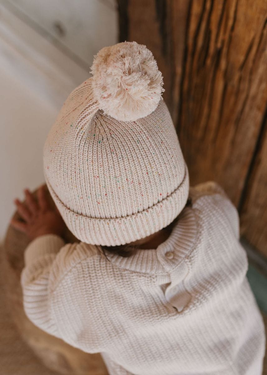 Acorn Kids Accessories Hats Stargaze Beanie - Cream Speckle