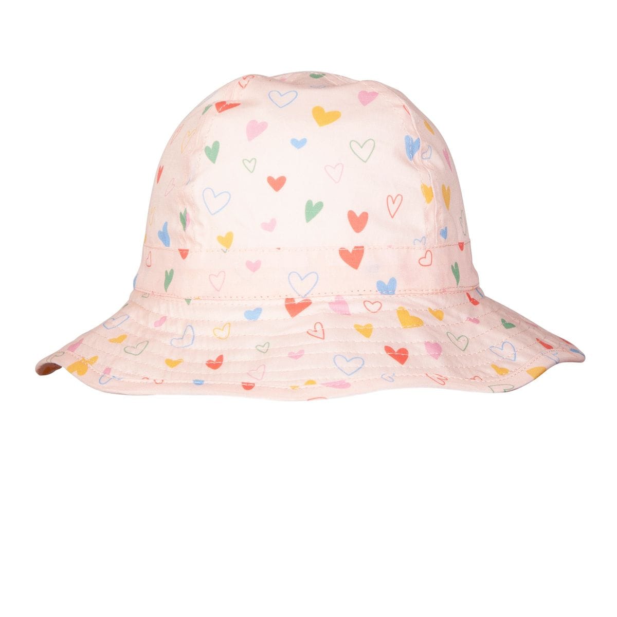 Acorn Kids Accessories Hats XS (0-9M) Floating Hearts Wide Brim Infant Hat