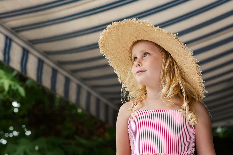 Acorn Kids Accessories Hats Ziggy Wide Brim Straw Hat