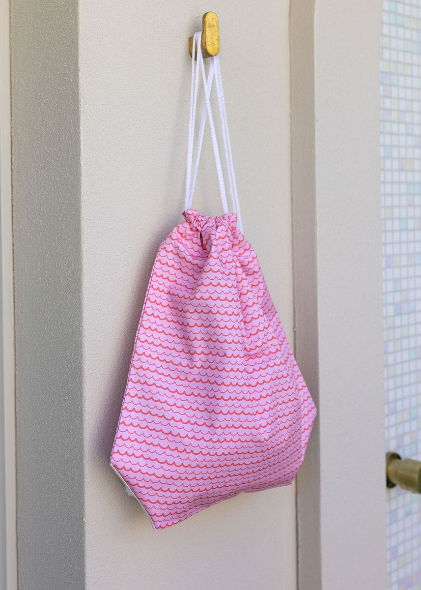 Acorn Kids Swim Pink Ripples Swim Bag