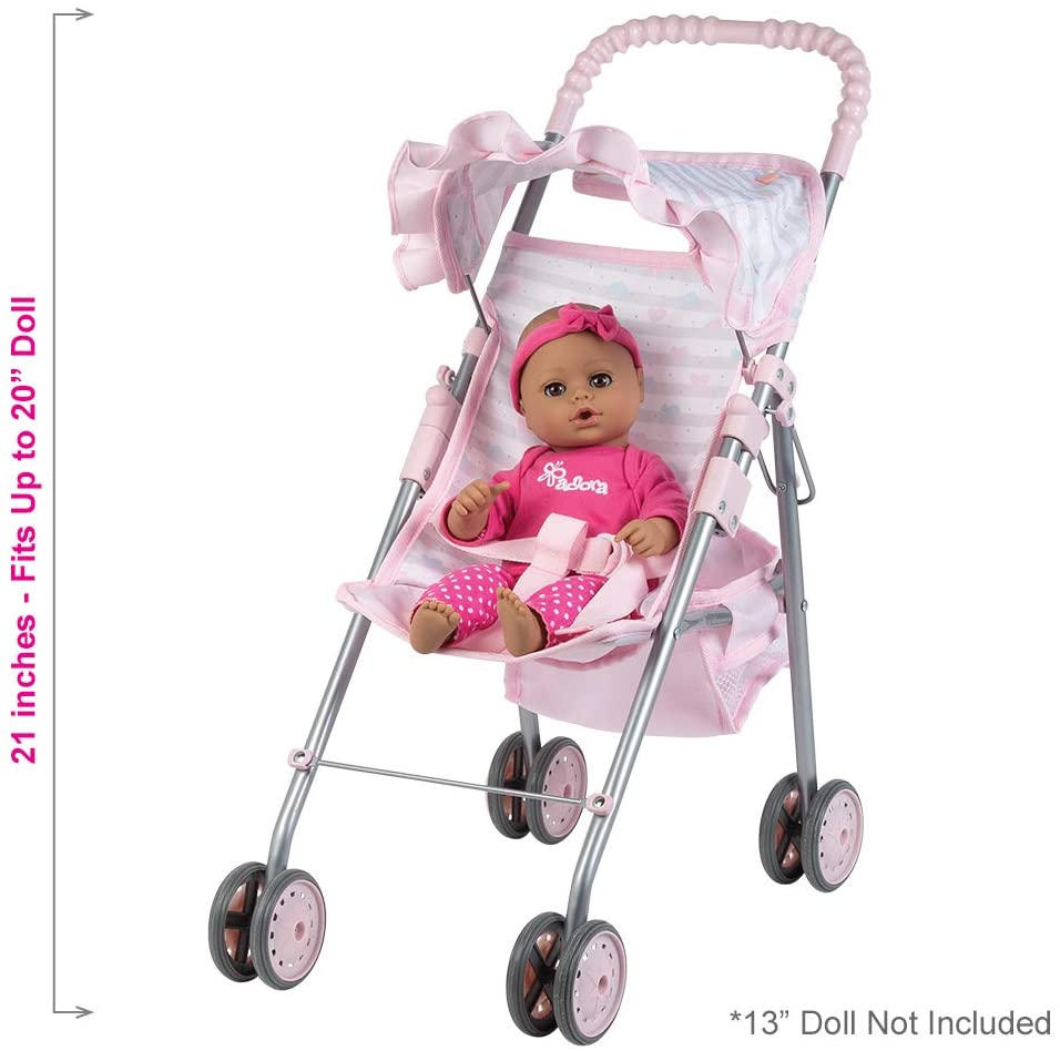 Adora Medium Shade Umbrella Stroller toy in a compact design for dolls