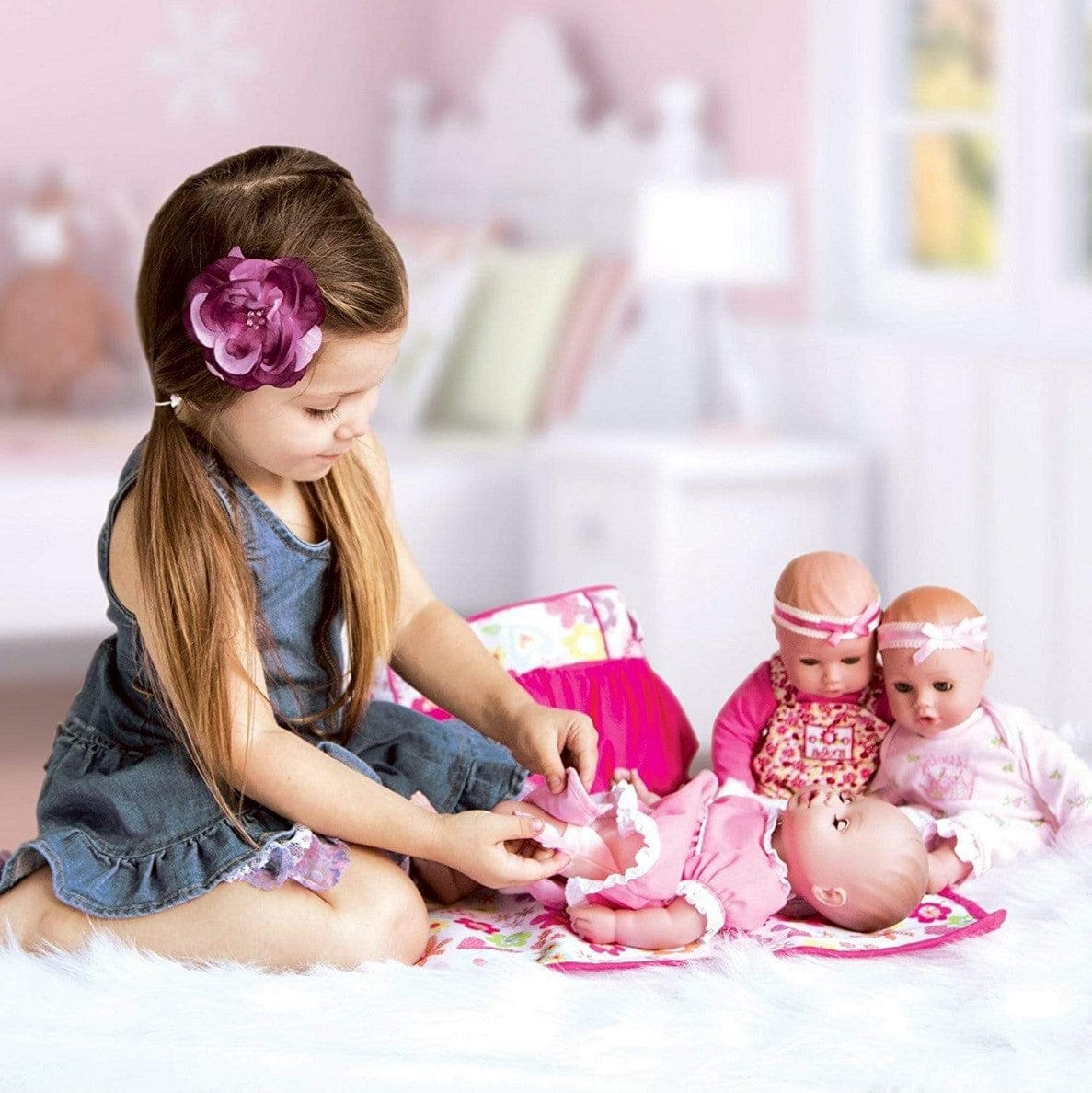 Adora Toys Soft Dolls Diaper Bag with Accessories