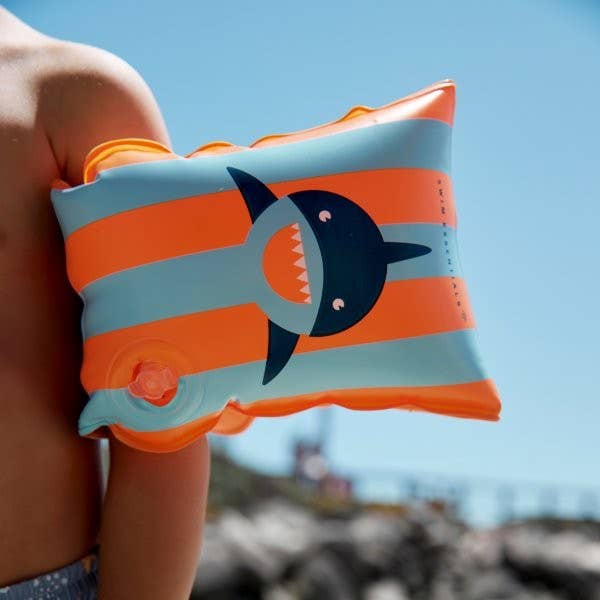 Axis Toys & Gifts Swim Essentials Inflatable Arm Bands - Tropic Shark, 2-6 yrs