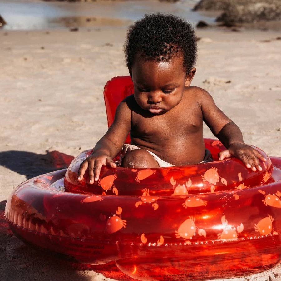 Axis Toys & Gifts Swim Essentials Inflatable Baby Swimseat - Oh Crab, 0-1 yrs