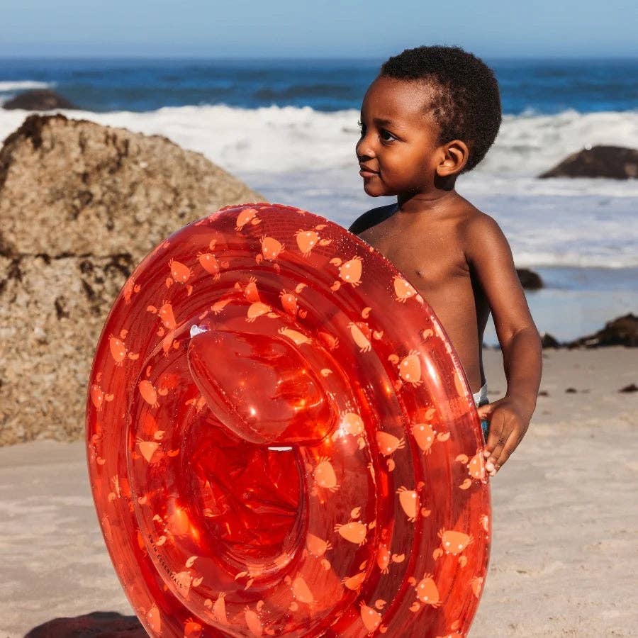 Axis Toys & Gifts Swim Essentials Inflatable Baby Swimseat - Oh Crab, 0-1 yrs