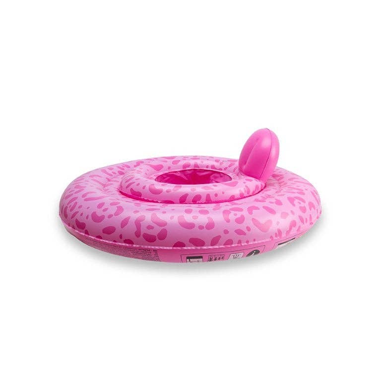 Axis Toys & Gifts Swim Essentials Inflatable Baby Swimseat - Pink Leopard, 0-1 yrs