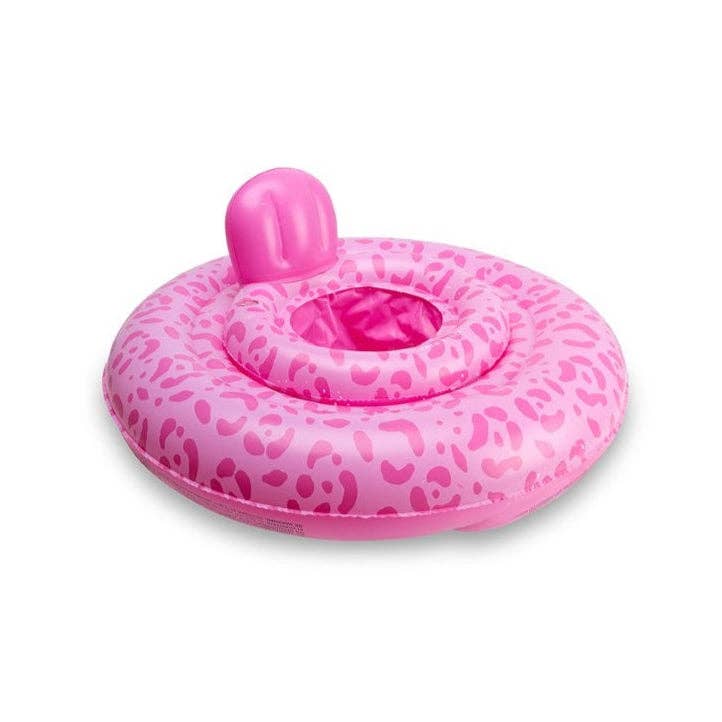 Axis Toys & Gifts Swim Essentials Inflatable Baby Swimseat - Pink Leopard, 0-1 yrs