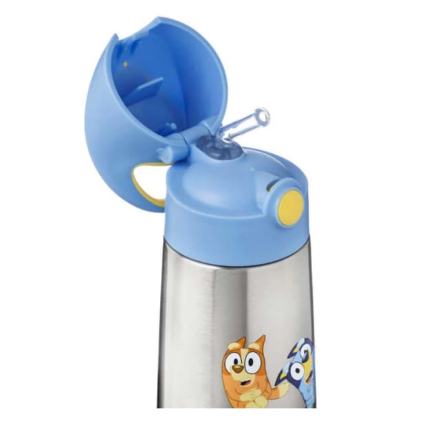 B.Box Feeding B.Box 350ml Insulated Drink Bottle Bluey