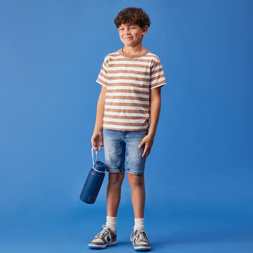 B.Box Feeding B.Box Insulated Flip Top Bottle 1ltr - Midnight