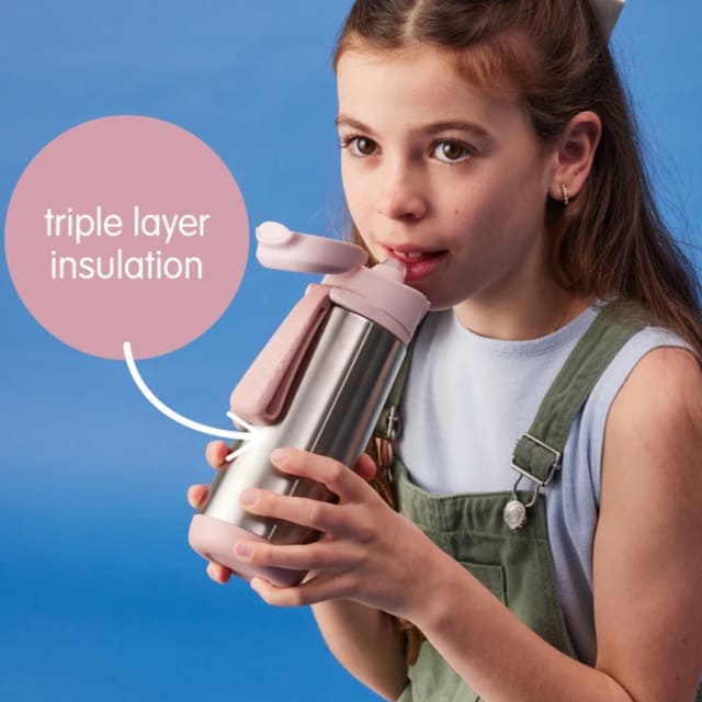 B.Box Feeding B.Box Insulated Sport Spout 500ml - Blush Crush