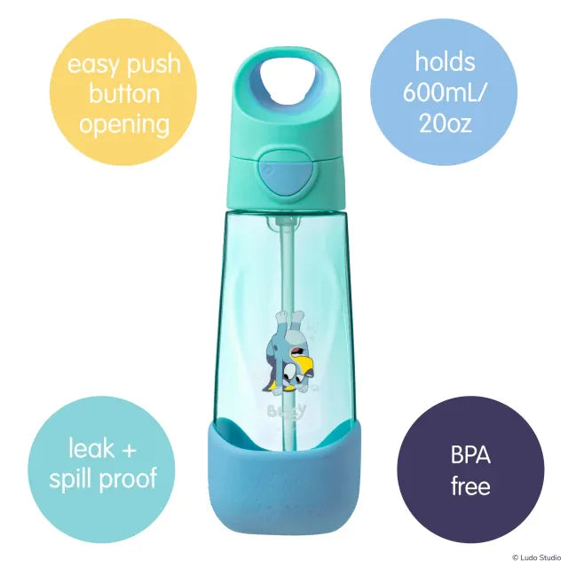 B.Box Feeding B.Box Tritan Drink Bottle 600ml - Bluey S2