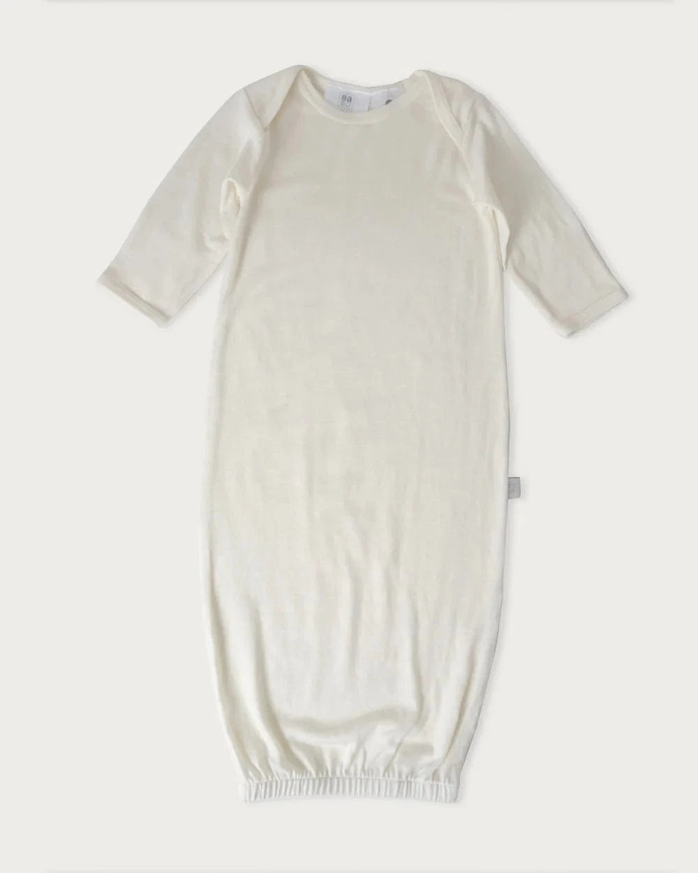 Babu Linen Blankets Merino Bundler Nightgown - Cream