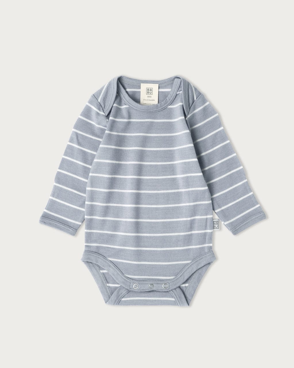 Babu Unisex Onesie Merino Long Sleeve Bodysuit