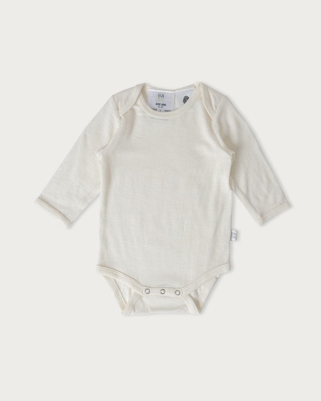 Babu Unisex Onesie Merino Long Sleeve Bodysuit