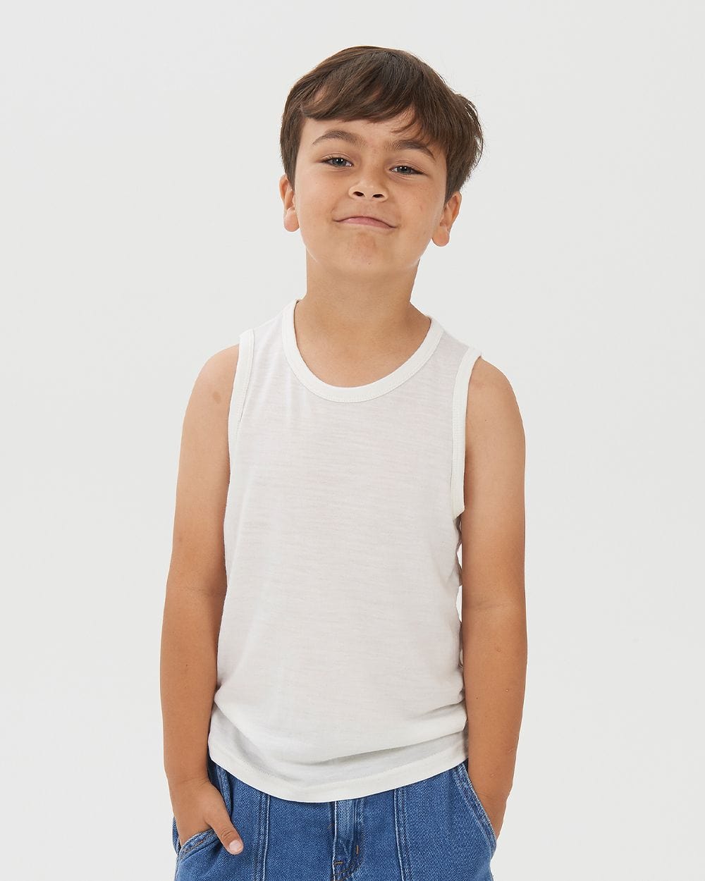Babu Unisex Singlet Merino Singlet