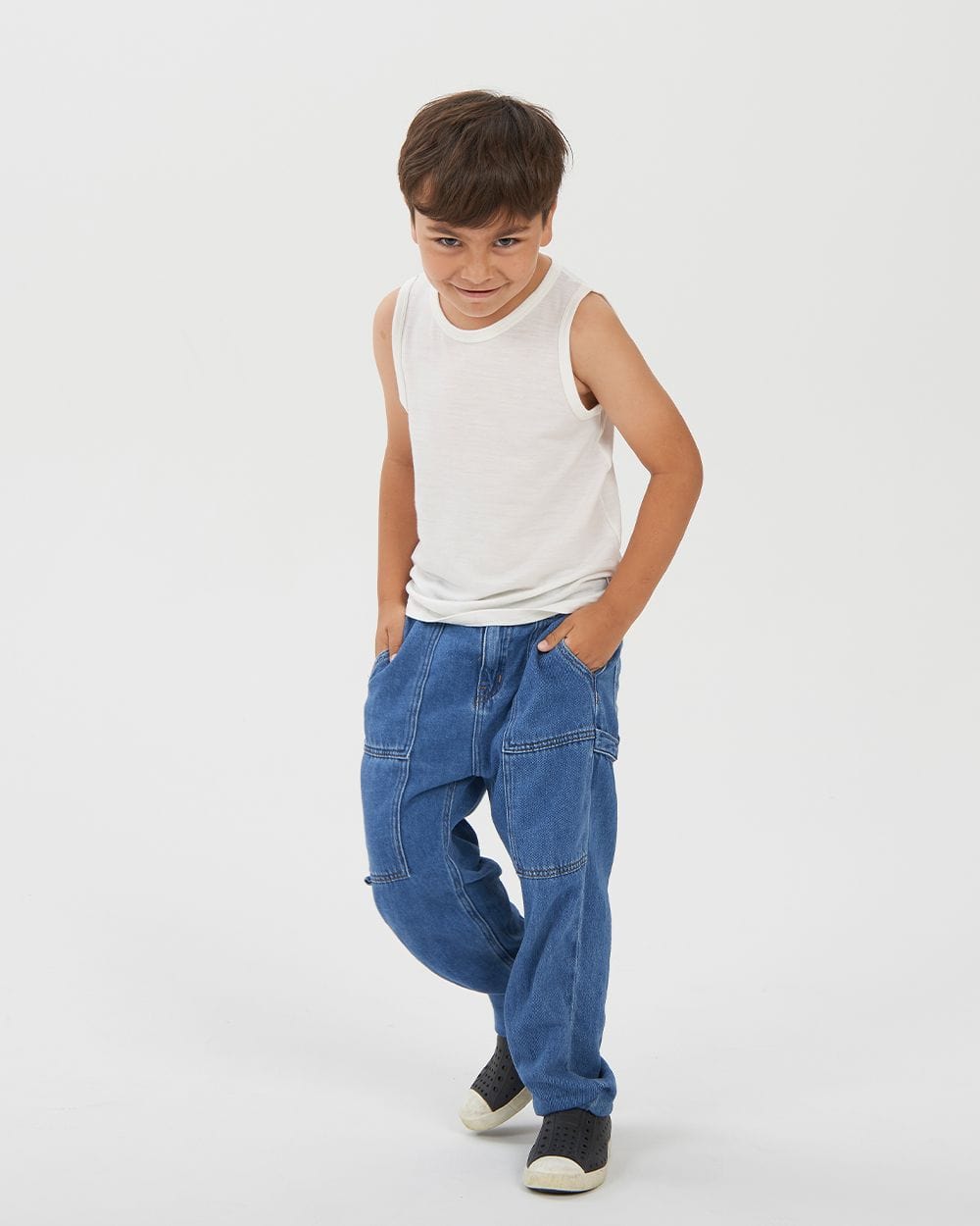 Babu Unisex Singlet Merino Singlet