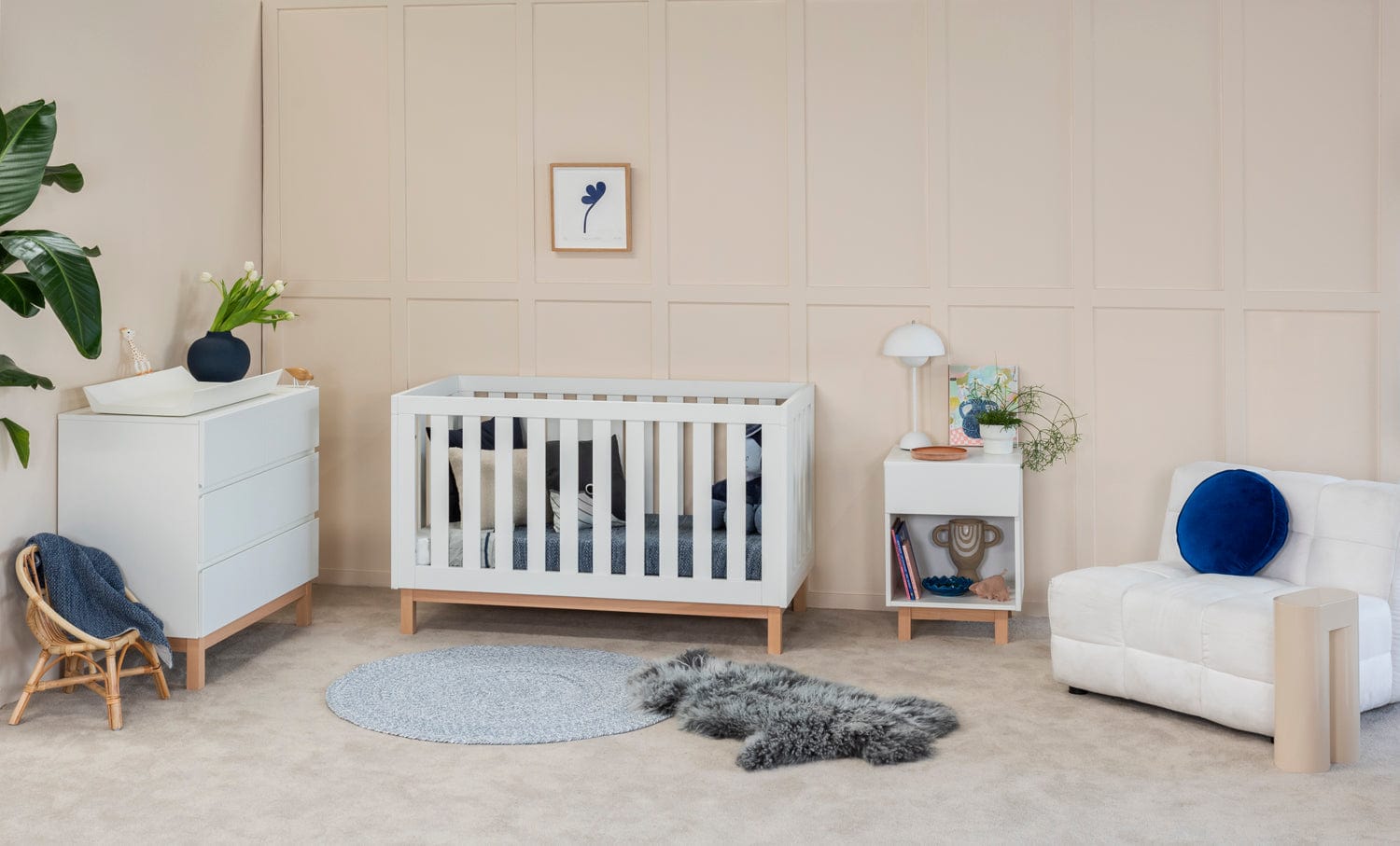 Babyrest Furniture Nursery Bailey Cot (140x70cm)