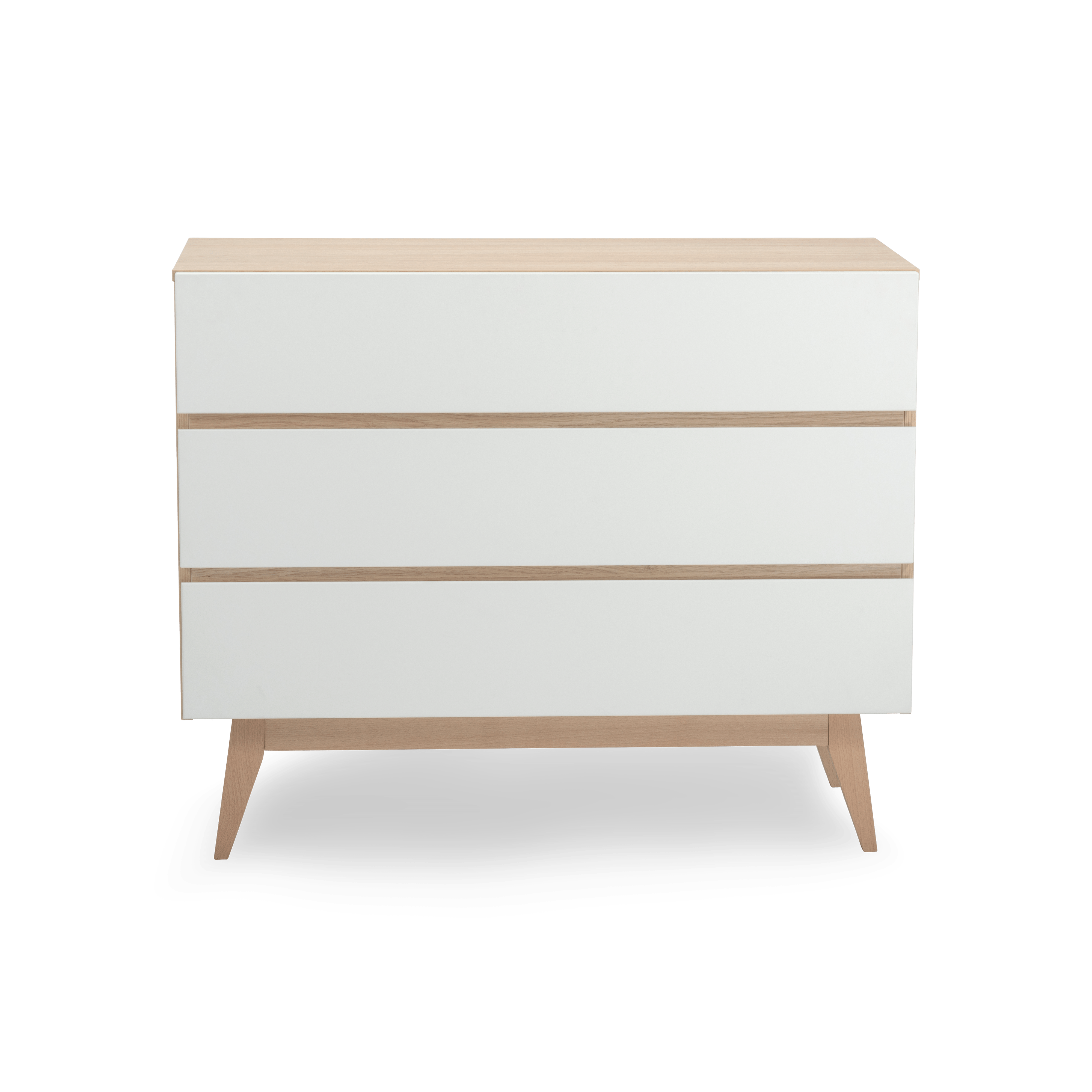 Babyrest Furniture Nursery Oak/White Tommi Chest