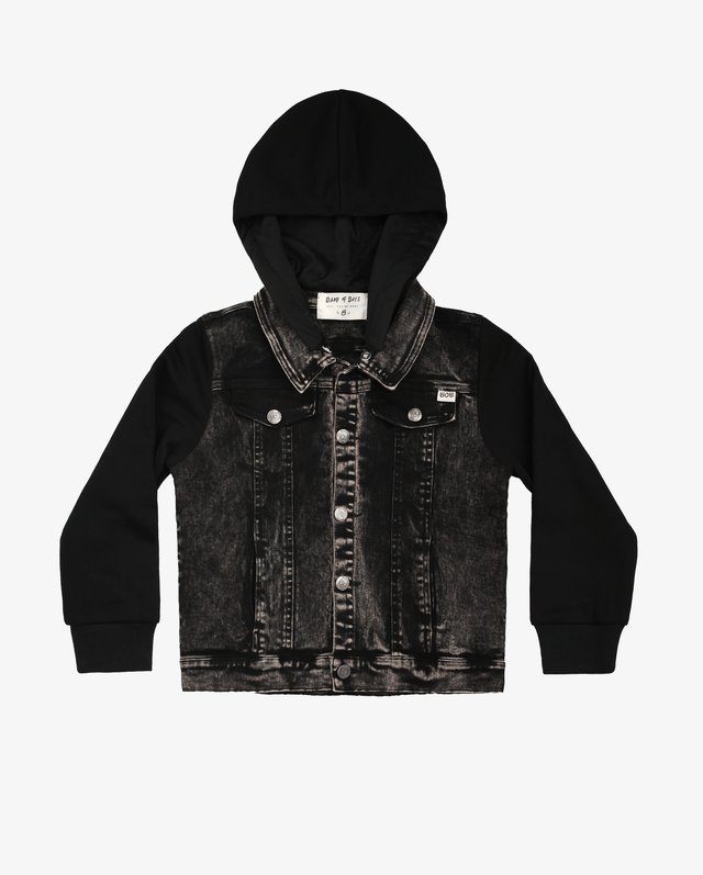 Band of Boys Boys Jacket Black Wash Denim Jacket