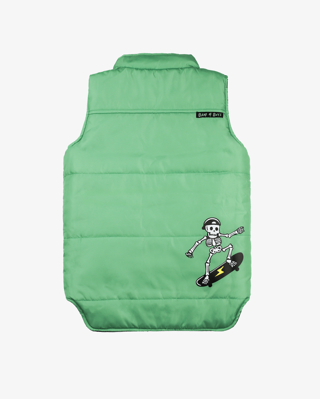 Band of Boys Boys Jacket BOB Bones Reversible Puffer Vest