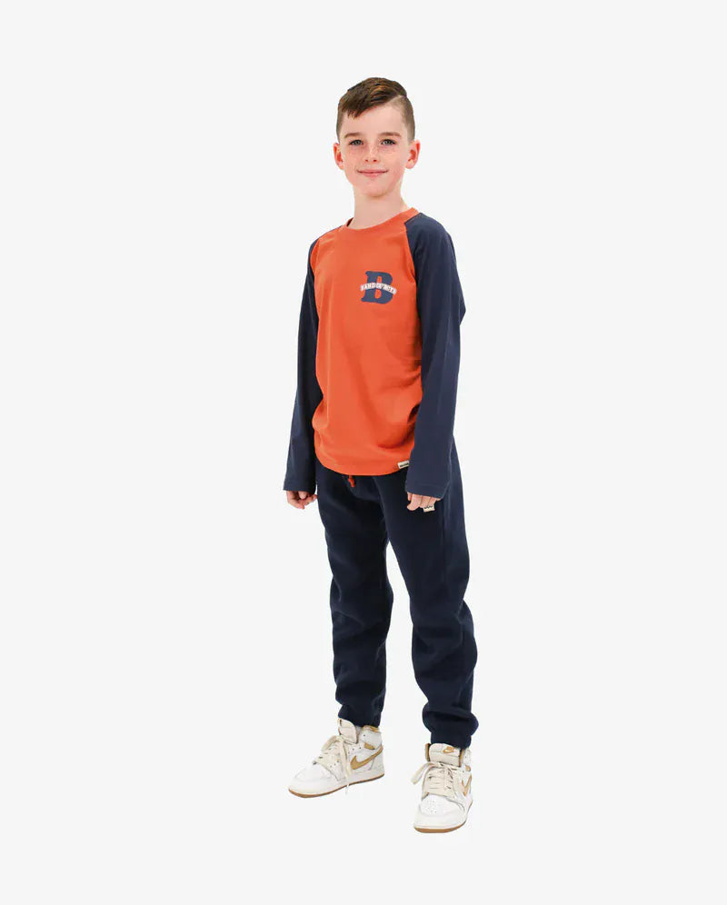 Band of Boys Boys Tops Burnt Orange Retro BB Tee
