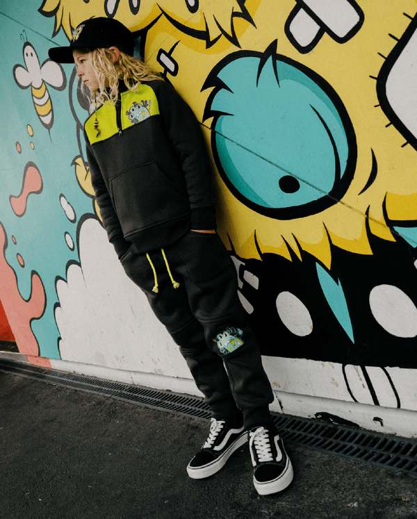 Band of Boys Pants Charcoal Monster Track Pants