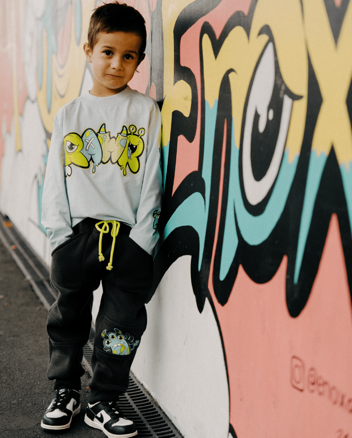 Band of Boys Pants Charcoal Monster Track Pants
